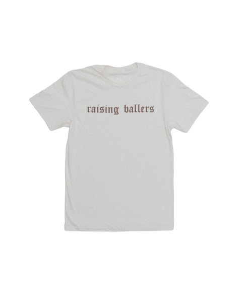 Raising Ballers Cream Soft Tee